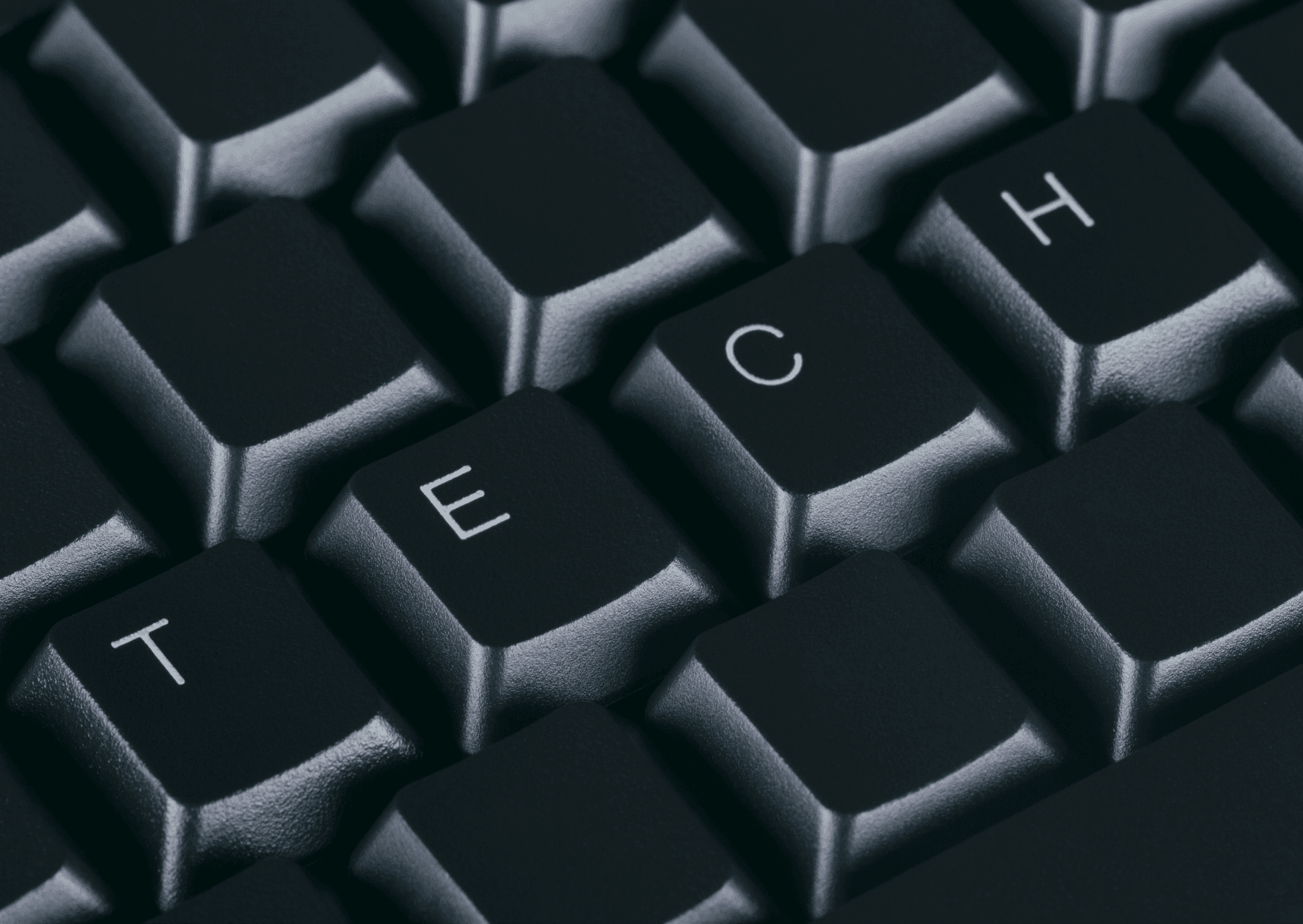 Computer keyboard representing AI, digital transformation and the future of tech careers