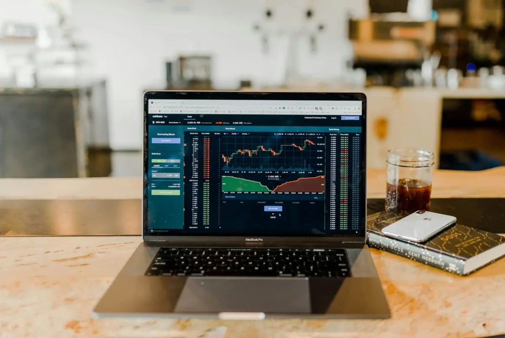 Fintech trading dashboard