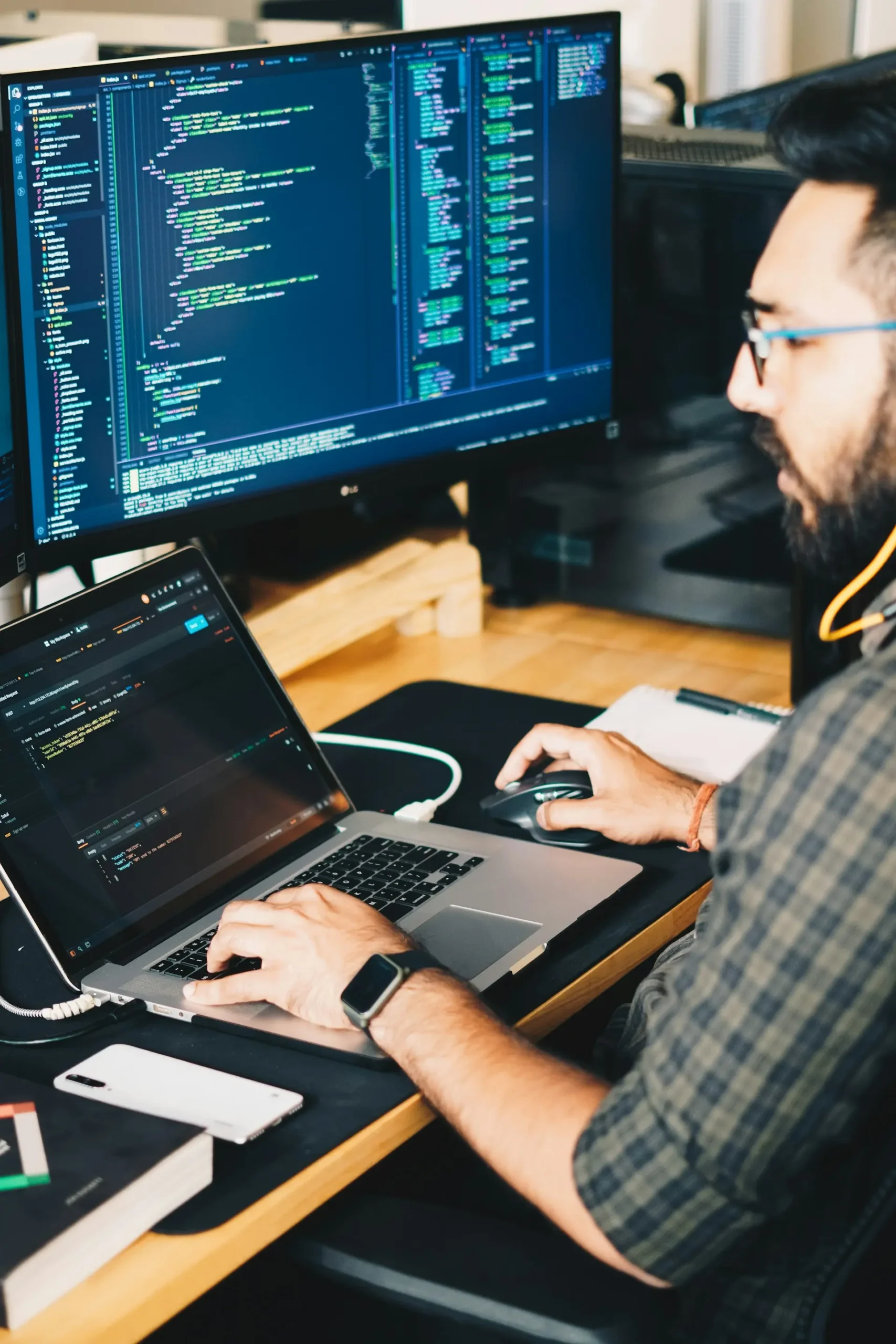 fintech engineer at work scaled